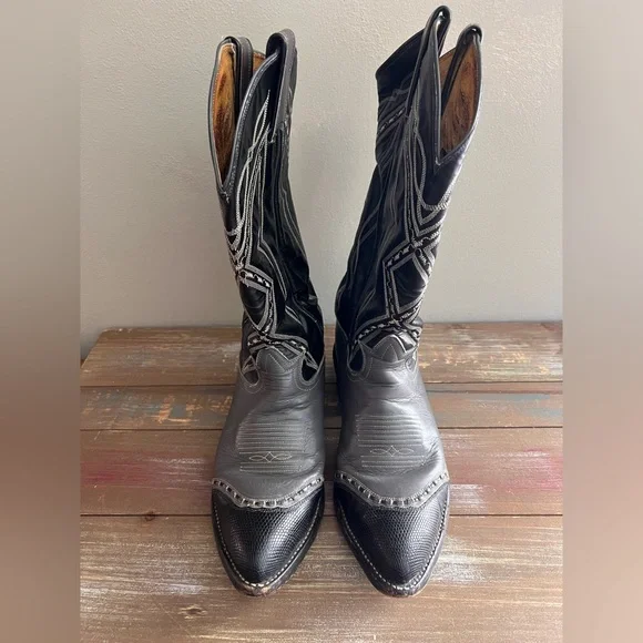 Tony Lama | Shoes | Vintage Tony Lama Lizard Wingtipcowboy  display picture 1